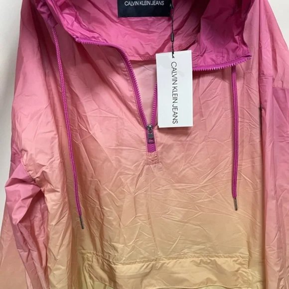 BNWT Calvin Klein Hoodie Wind breaker/Rain coat XS - Picture 8 of 8